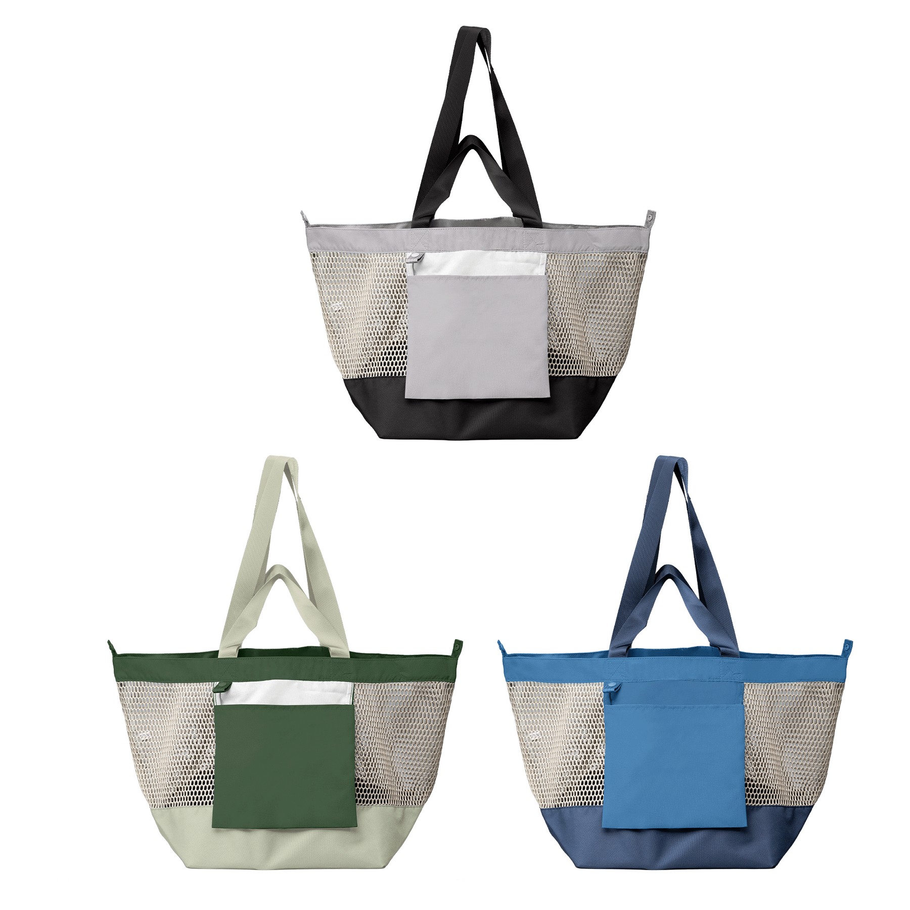 Picture of Neri Recycled Mesh Foldable Tote Bag - 45L