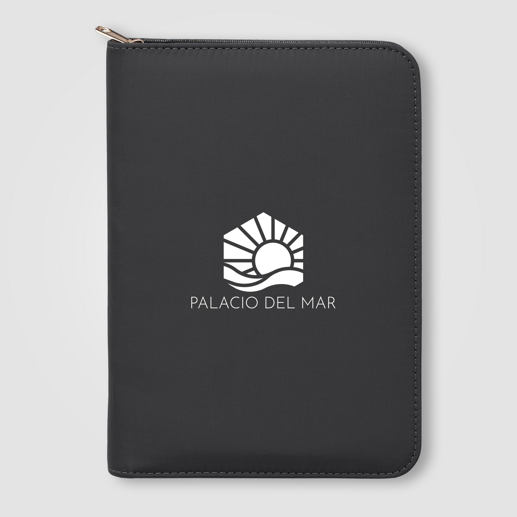 Picture of Aurelia Recycled Gold Zipper Portfolio - A5