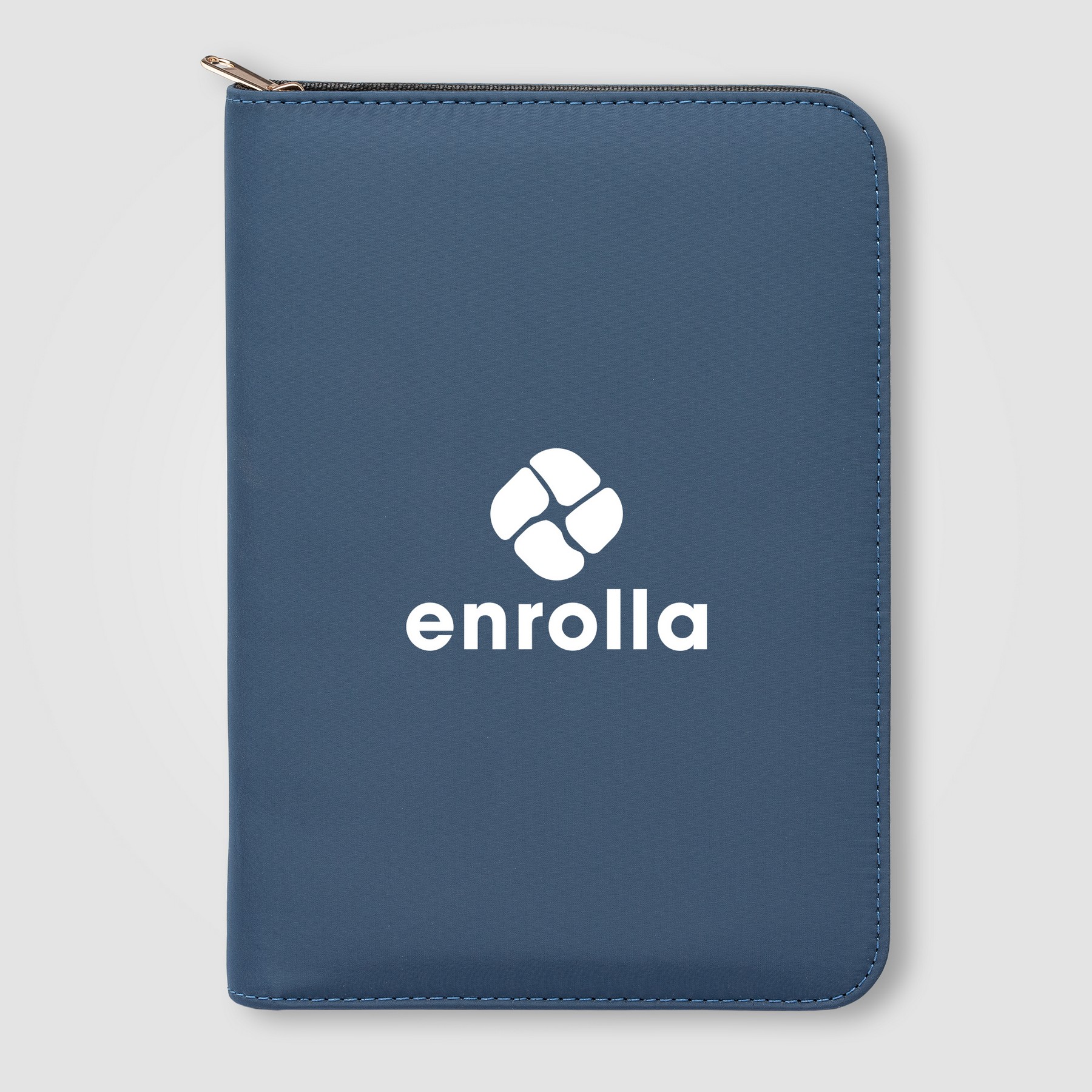 Picture of Aurelia Recycled Gold Zipper Portfolio - A5