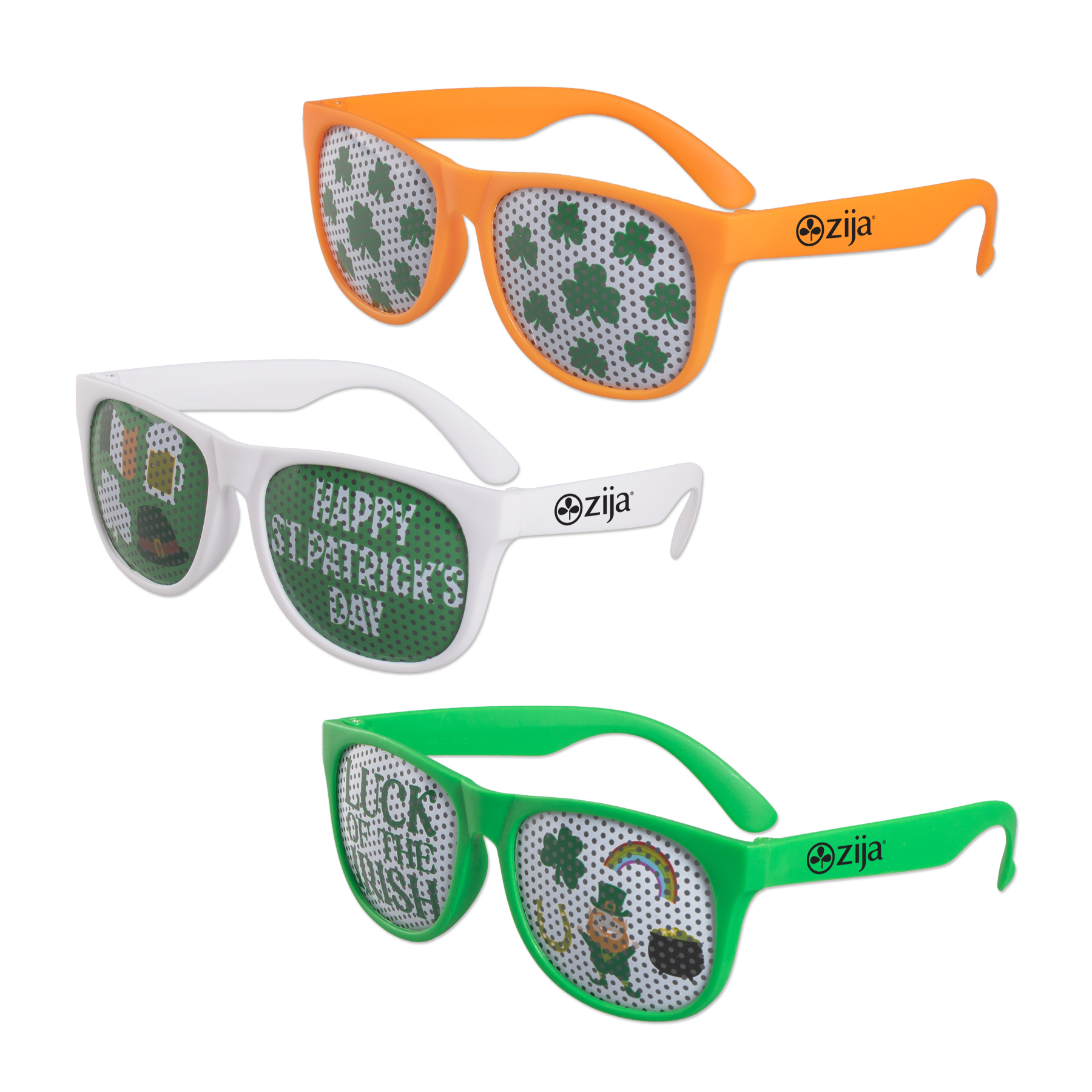 Picture of St. Patrick's Day Art Pinhole Sunglasses