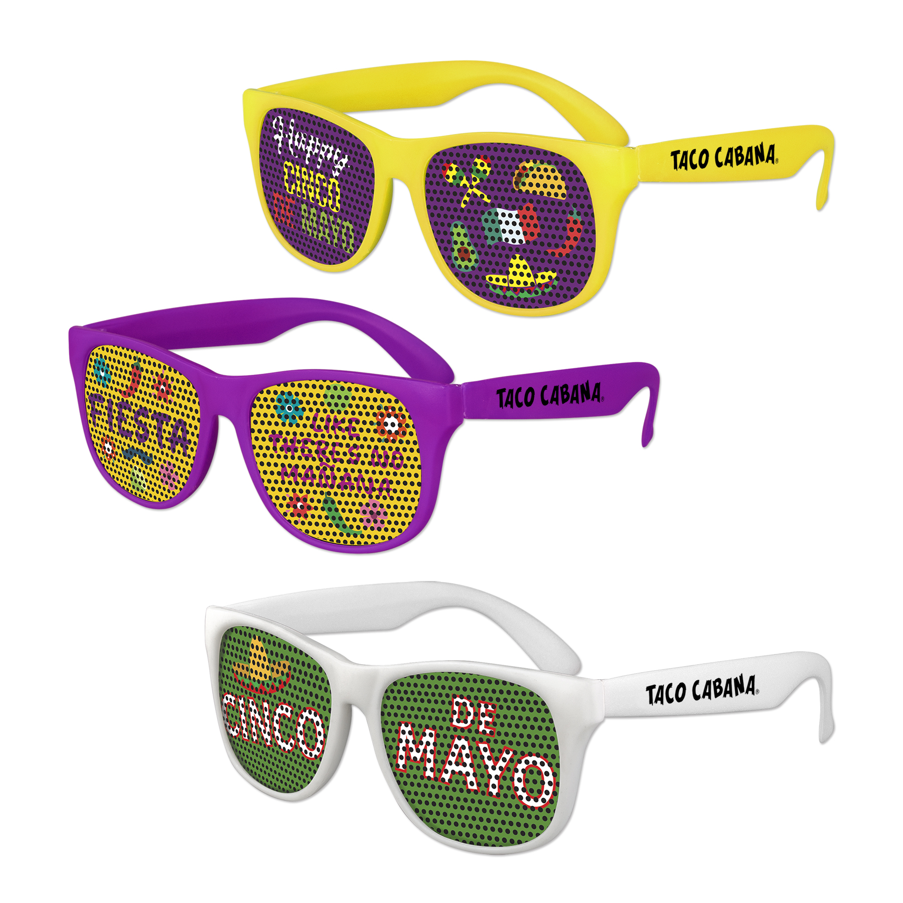 Picture of Cinco De Mayo Art Pinhole Sunglasses