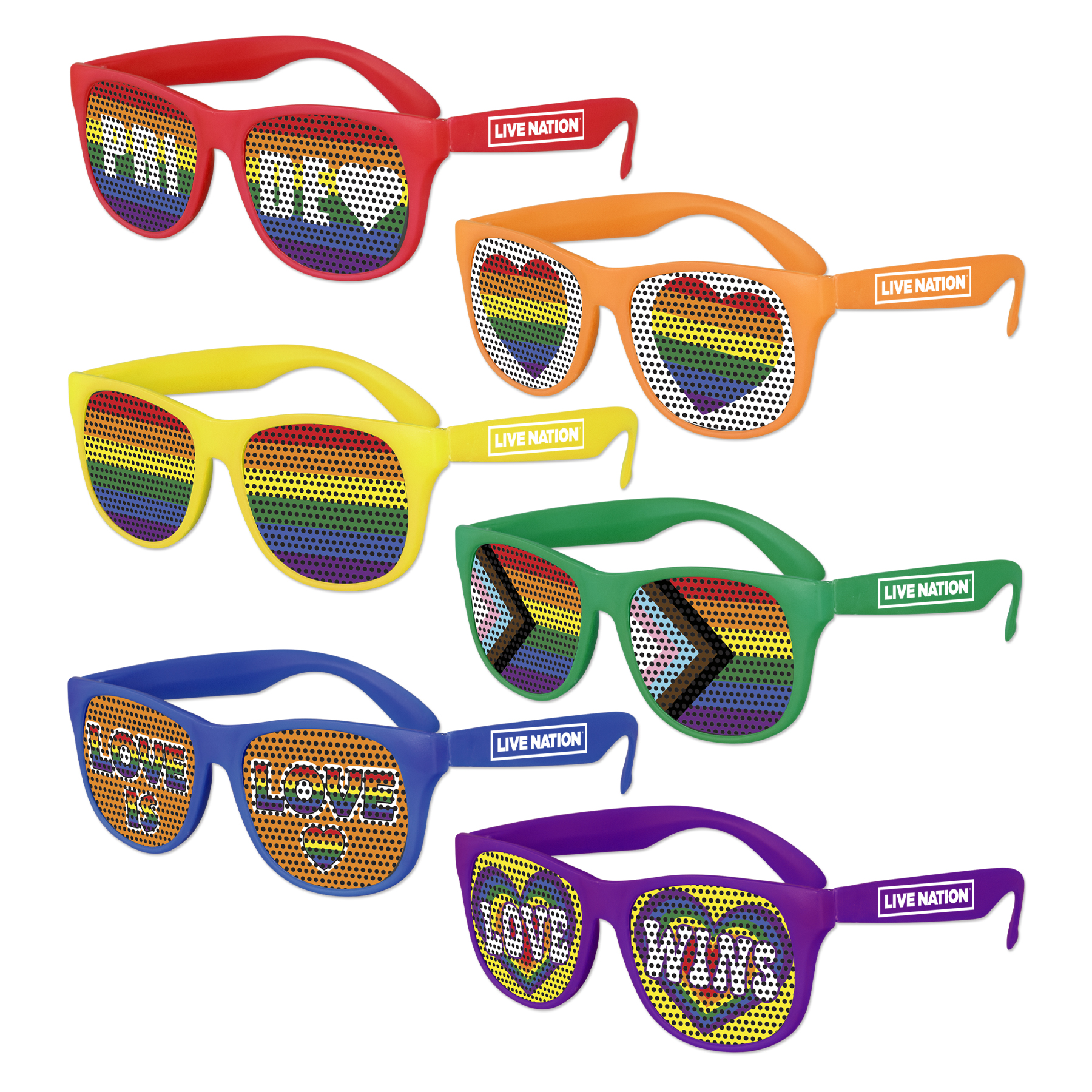 Picture of Pride Art Pinhole Sunglasses