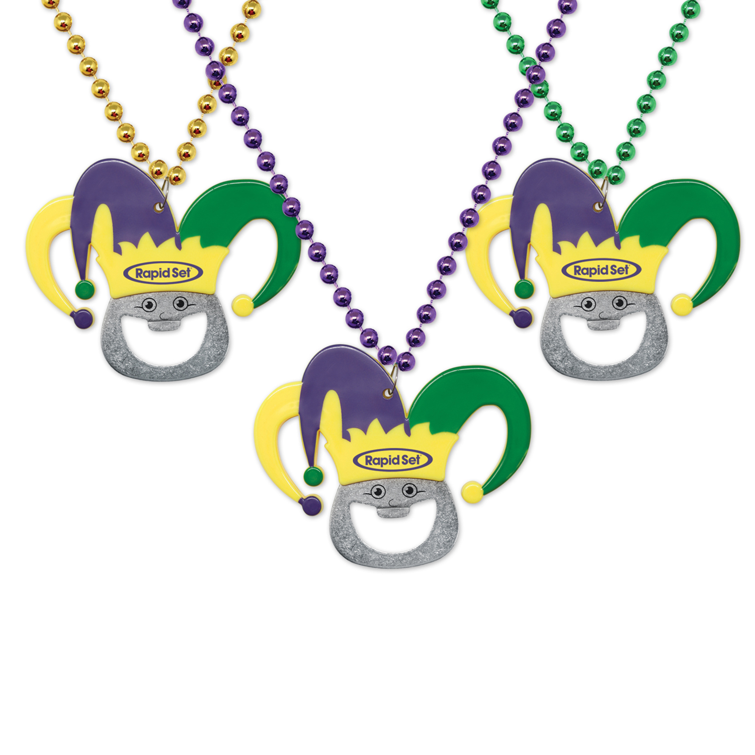 Picture of Mardi Gras Bottle Opener Beads