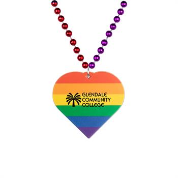 Picture of Heart Pride Medallion Beads