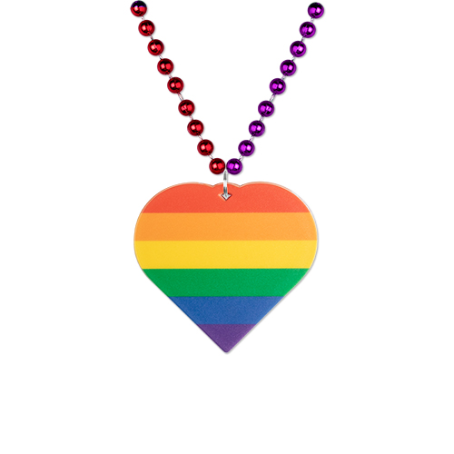 Picture of Heart Pride Medallion Beads