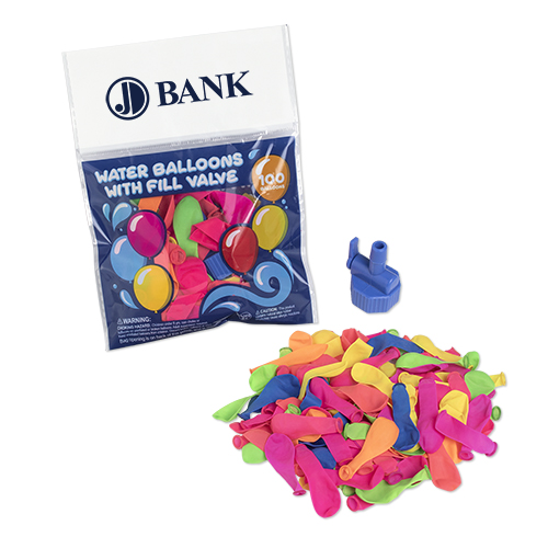 Picture of 100 Water Balloon Pack w/Nozzle