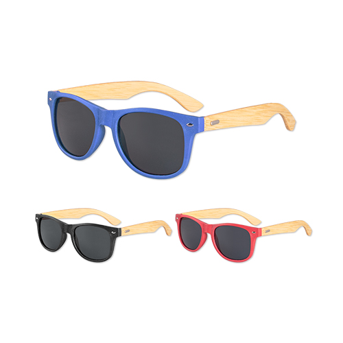 Picture of Wheat Straw Frame Iconic Bamboo Arm Sunglasses