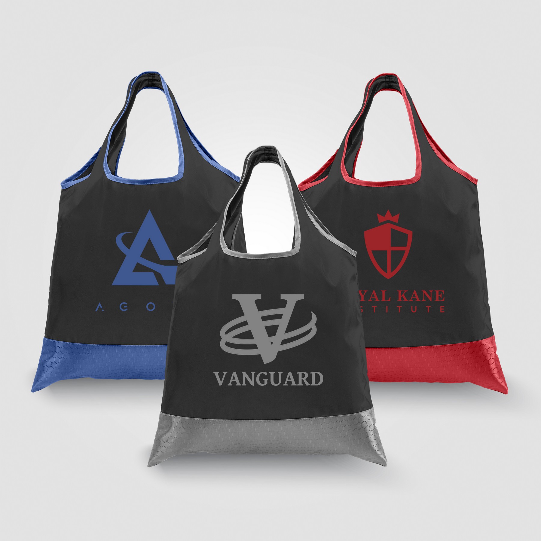 Picture of Zurich - Foldaway Shopping Tote Bag - 210D Polyester, 420D RipStop Trim