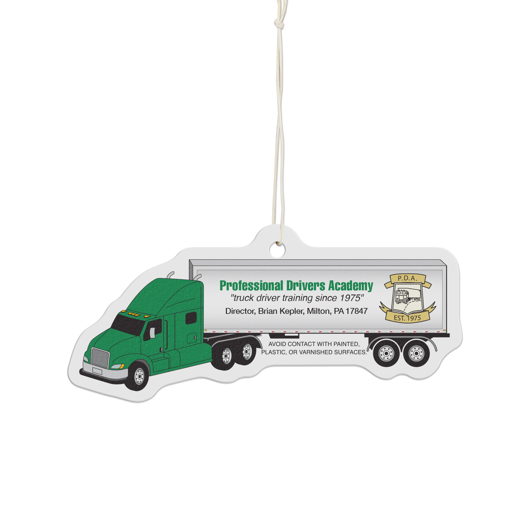 Picture of Tractor Trailer Shaped Air Fresheners