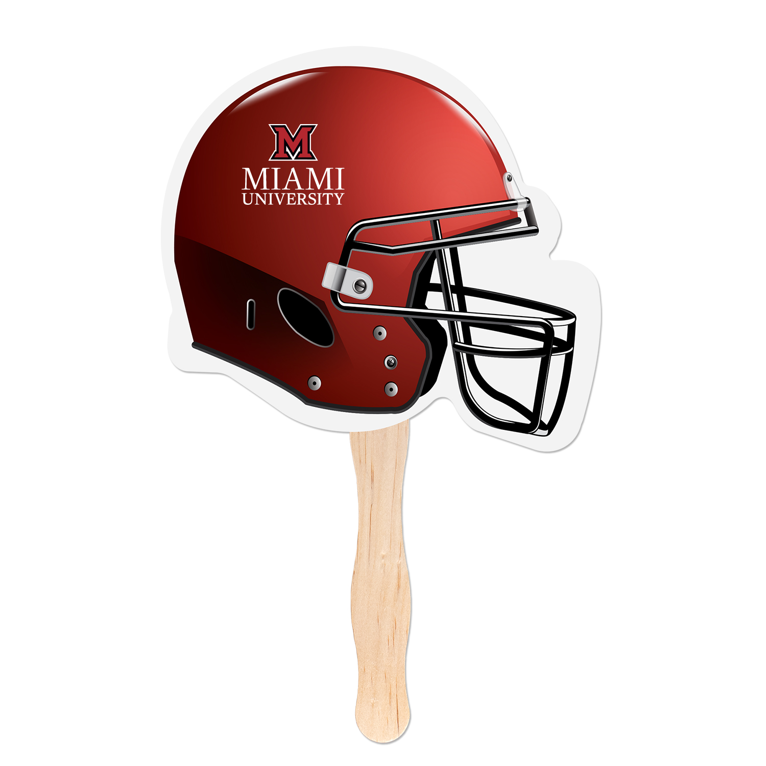 Picture of Football Helmet Shaped Hand Fan