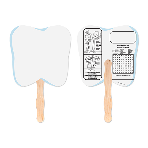 Picture of Tooth Shaped Hand Fan