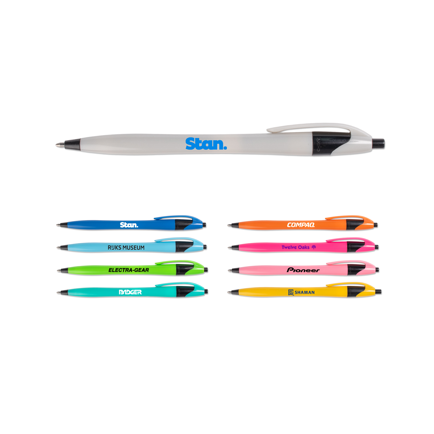 Picture of Colored Honesty Pen w/Black Accents