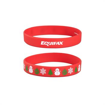 Picture of Christmas Silicone Wristband Bracelet
