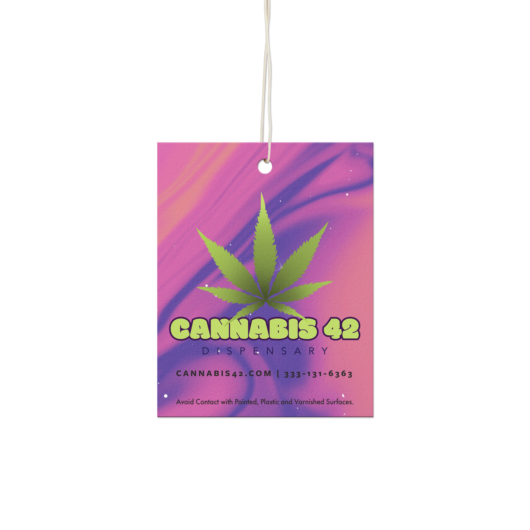 Picture of Vertical Rectangle (Square Corners) Shaped Air Fresheners