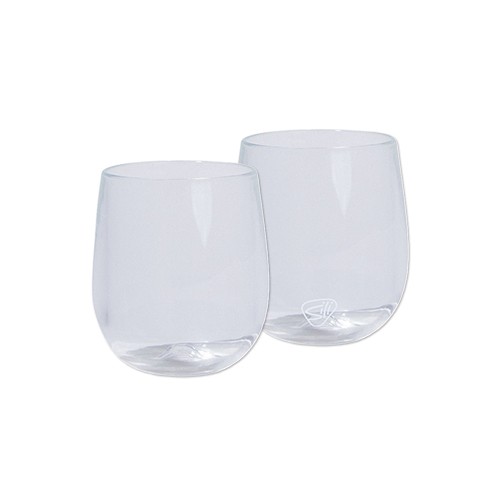 Picture of 12 Oz. Silicone Wine Crystal Clear Glass