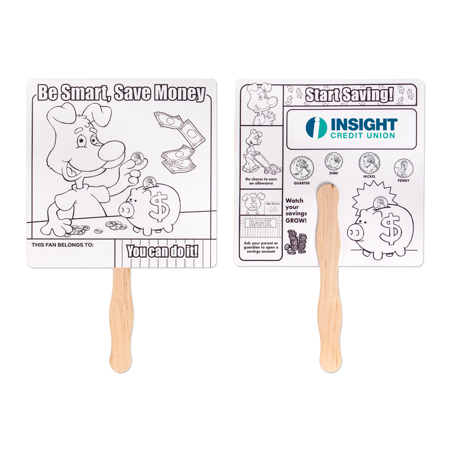 Picture of Saving Money Hand Fan