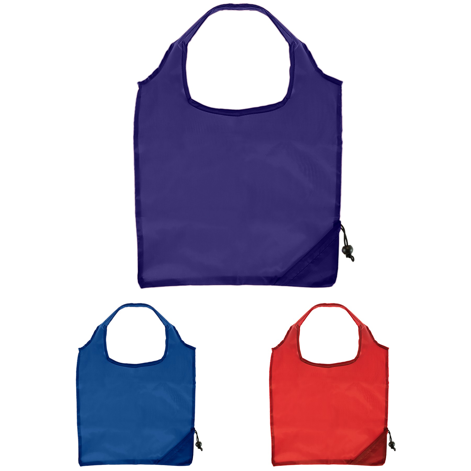 Picture of Capri - Foldaway Shopping Tote Bag - 210D Polyester - Metallic imprint