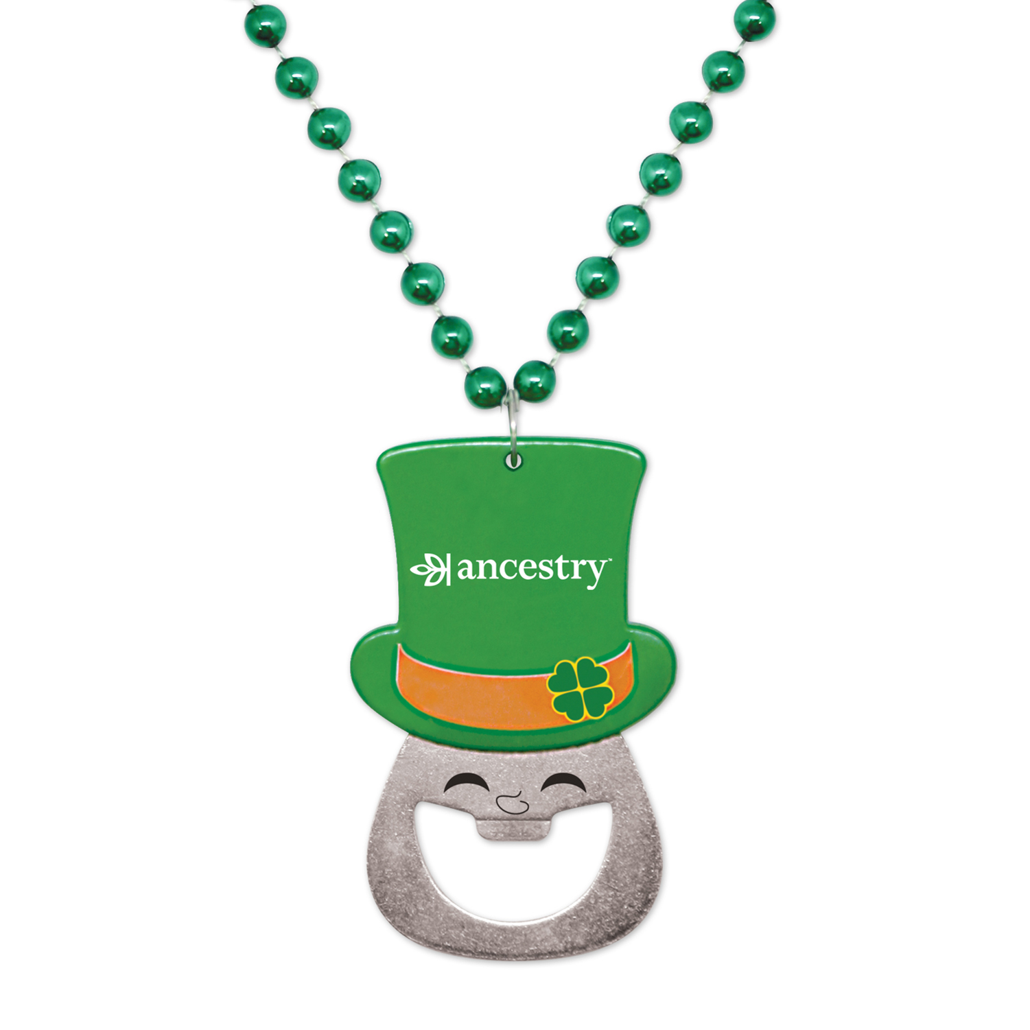 Picture of Leprechaun Bottle Opener Medallion Beads