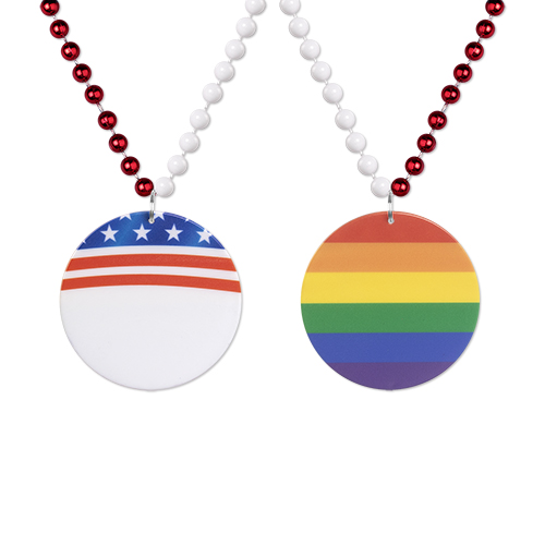 Picture of Patriotic/Pride Medallion Beads