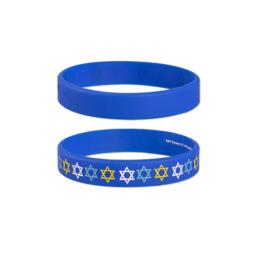 Picture of Hanukkah Silicone Wristband Bracelet
