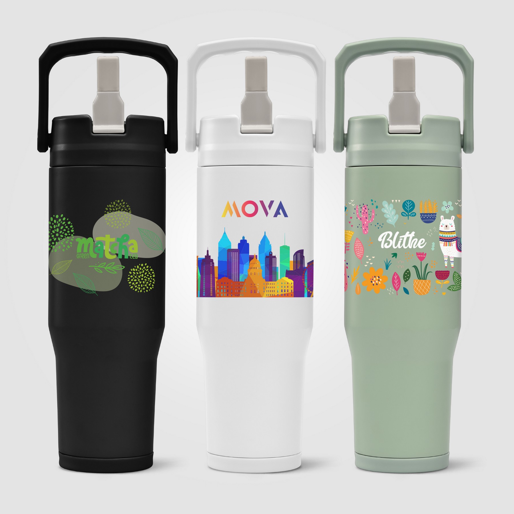 Picture of Polar Duo - 32 oz. Double-Wall Recycled Stainless Steel Tumbler with Storage Base