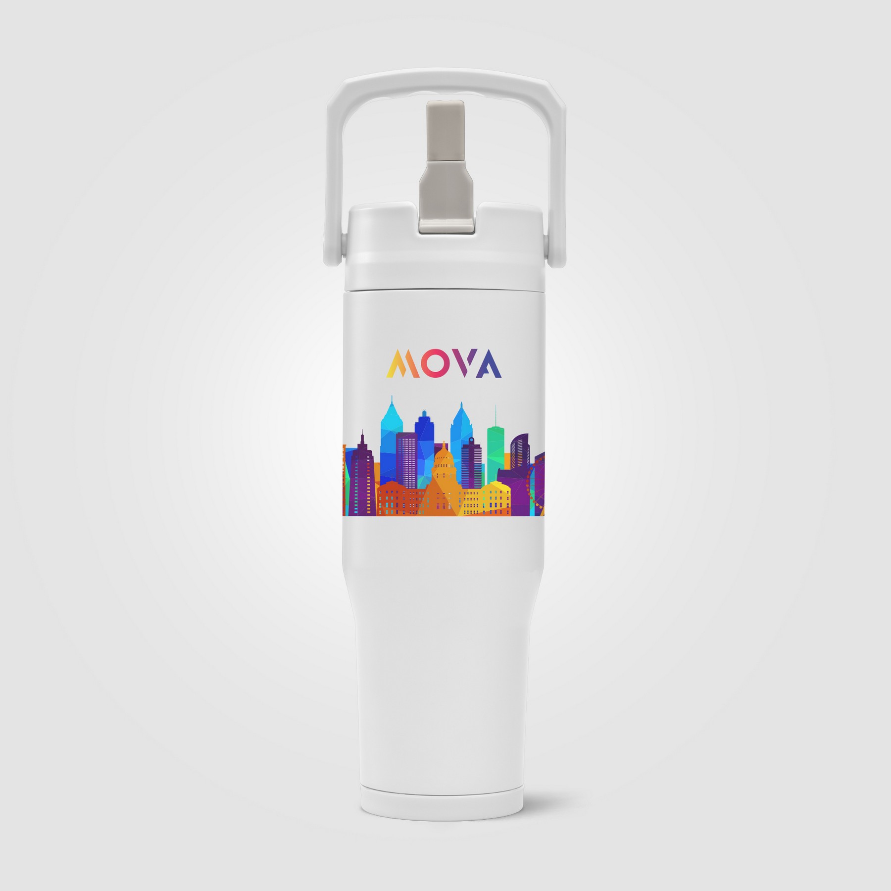 Picture of Polar Duo - 32 oz. Double-Wall Recycled Stainless Steel Tumbler with Storage Base
