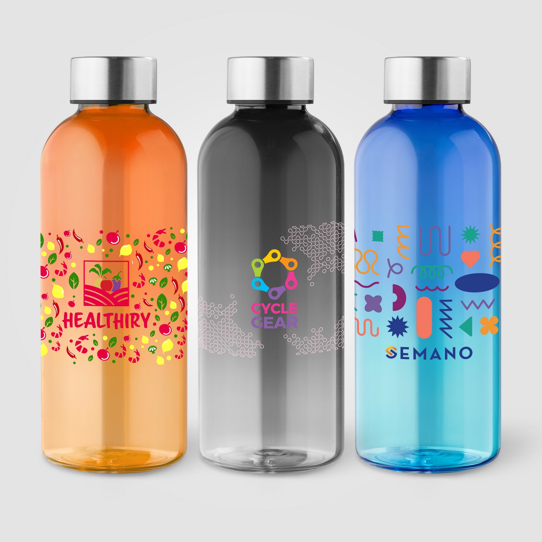 Picture of Skye rPET Ombre Twist Cap Water Bottle -17 oz.