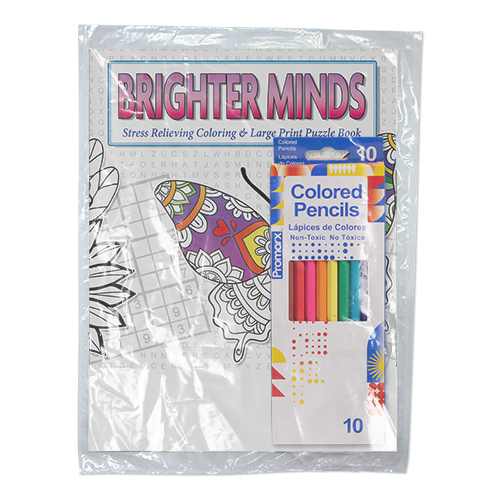 Picture of Patterns Stress Relieving Coloring Book for Adults Fun Pack
