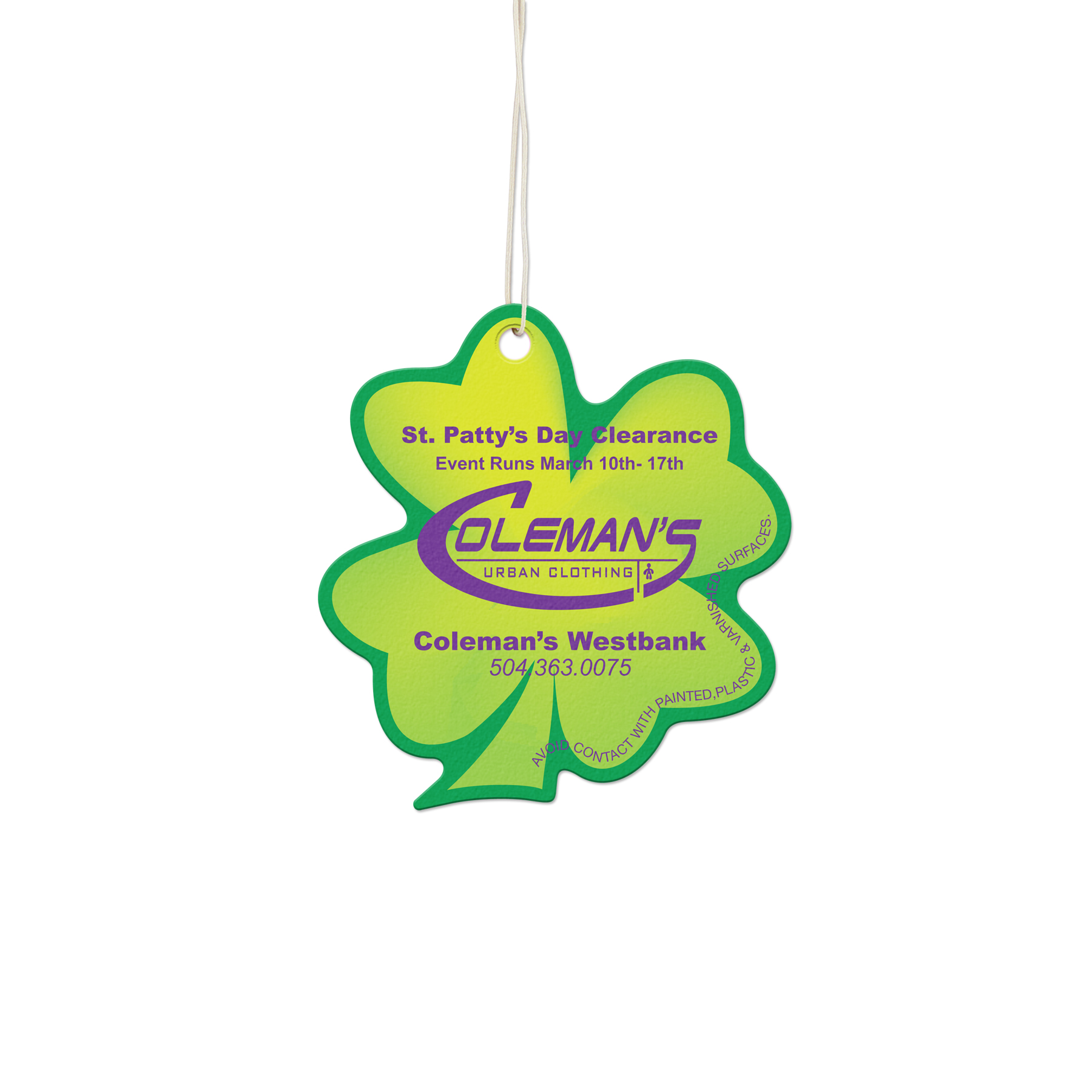 Picture of Shamrock Shaped Air Fresheners