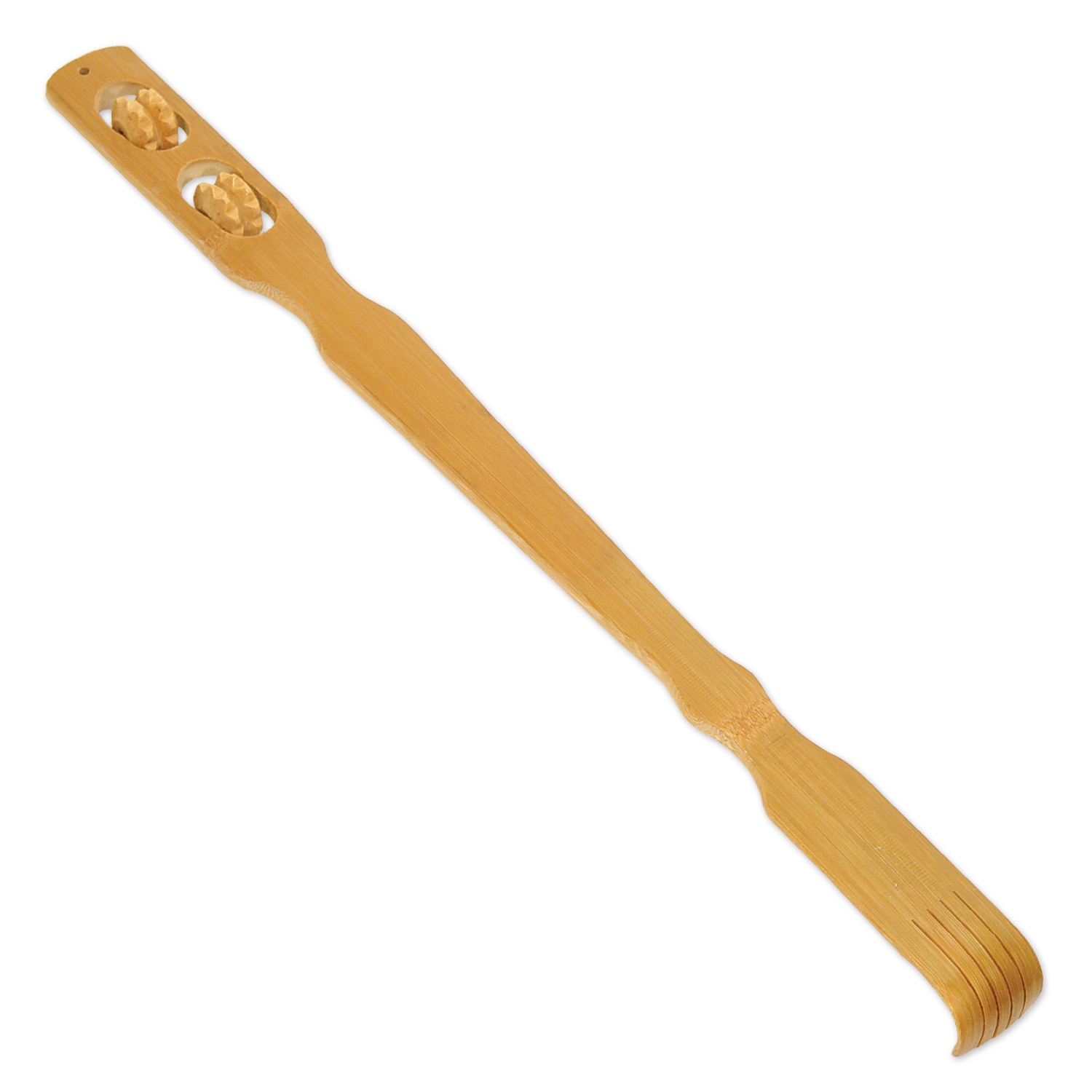 Picture of Wood Back Scratcher w/2 Massaging Rollers