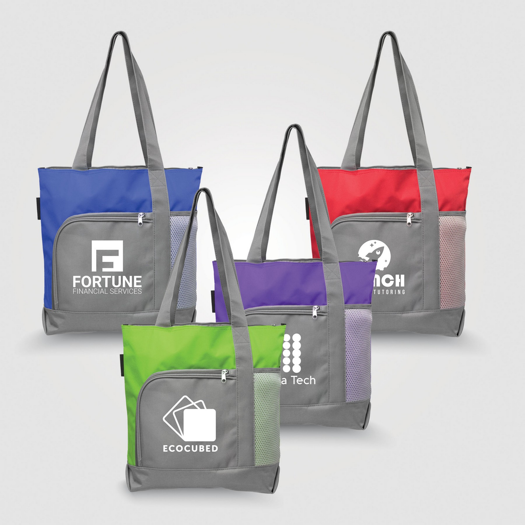 Picture of Palomar - 600D Polyester Zipper Tote with 210D Pocket