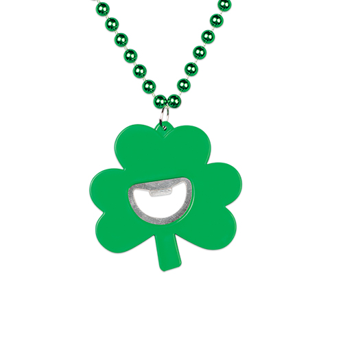 Picture of Shamrock Bottle Opener Medallion Bead