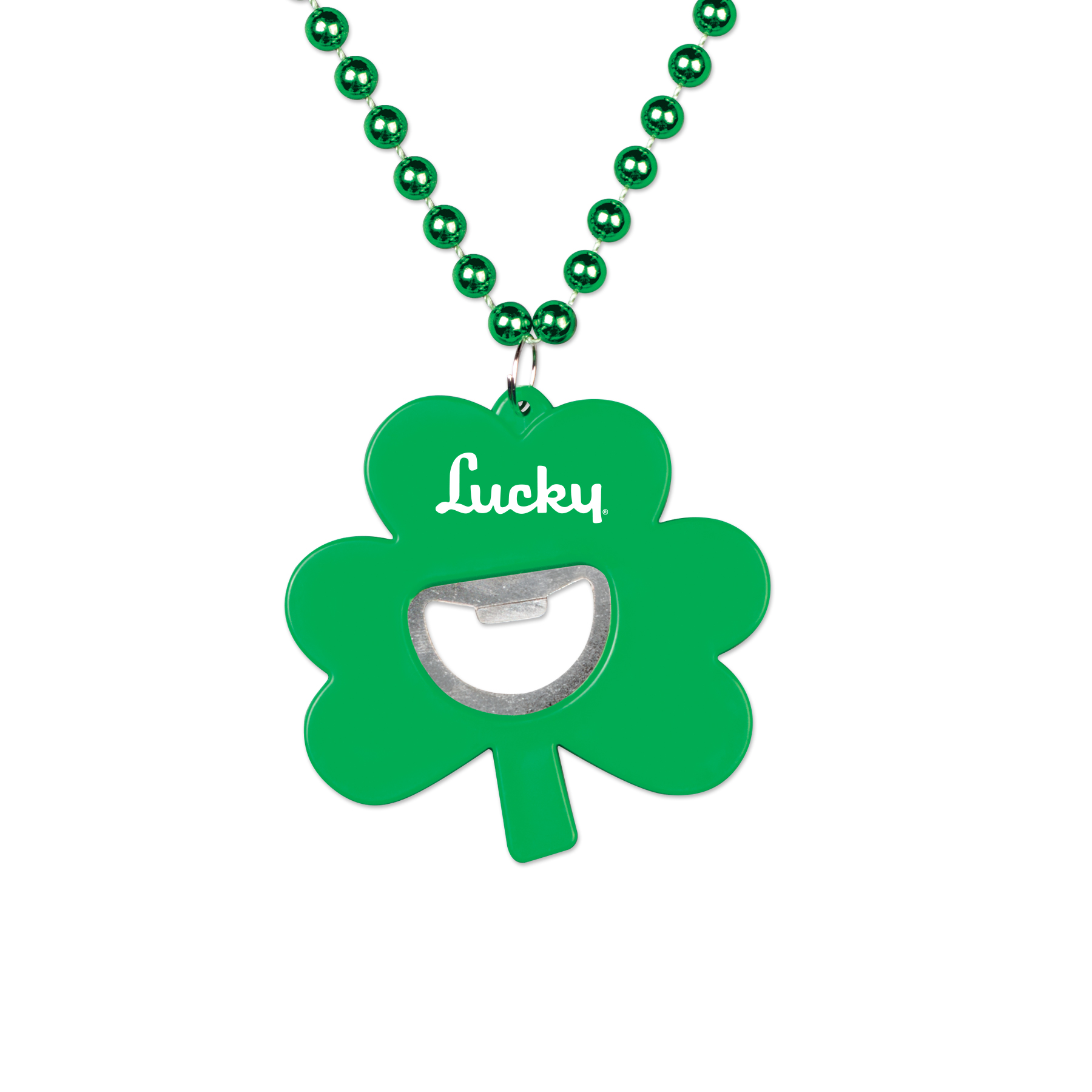 Picture of Shamrock Bottle Opener Medallion Bead