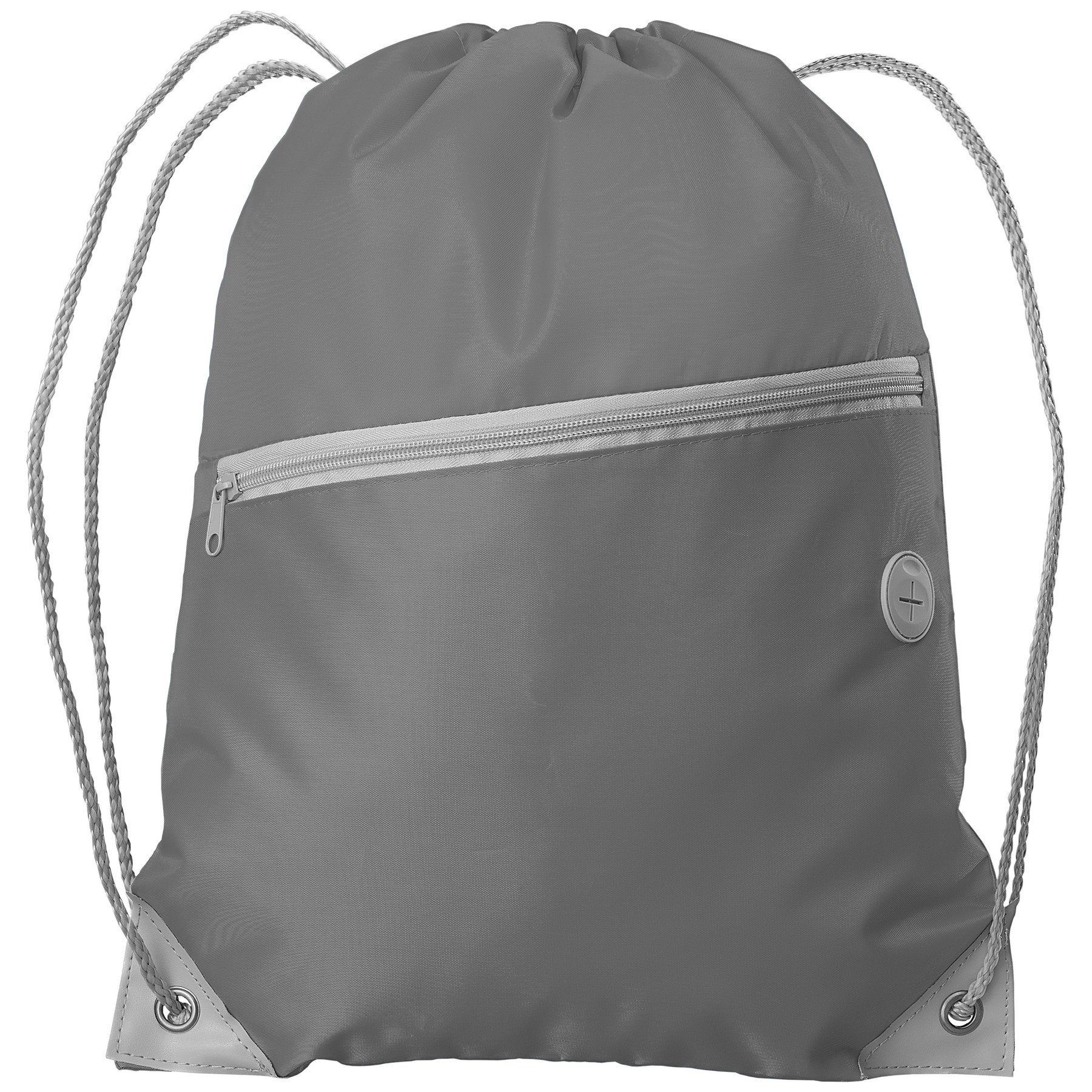 Picture of Vilda rPET Drawstring Backpack with Zippered Front Pocket
