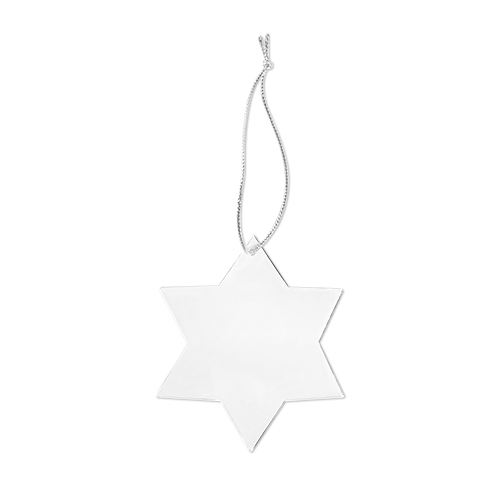 Picture of Acrylic Style Star of David Ornament