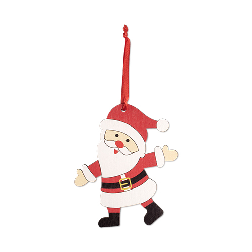 Picture of Wooden Santa Ornament