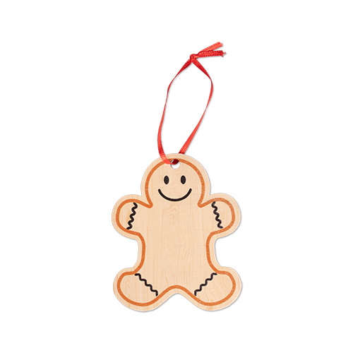 Picture of Wooden Gingerbread Man Ornament