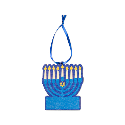 Picture of Wooden Menorah Ornament