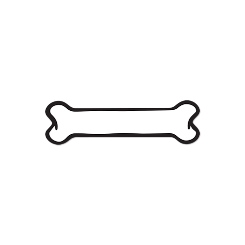 Picture of Dog Bone Shaped Car Magnet