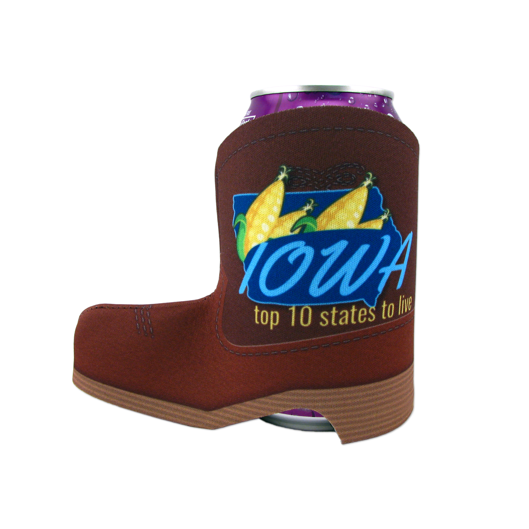 Picture of USA Made Dye Sub Cowboy Boot Can Hugger
