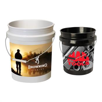 Picture of 5 Gallon Custom Bucket w/Metal Handle