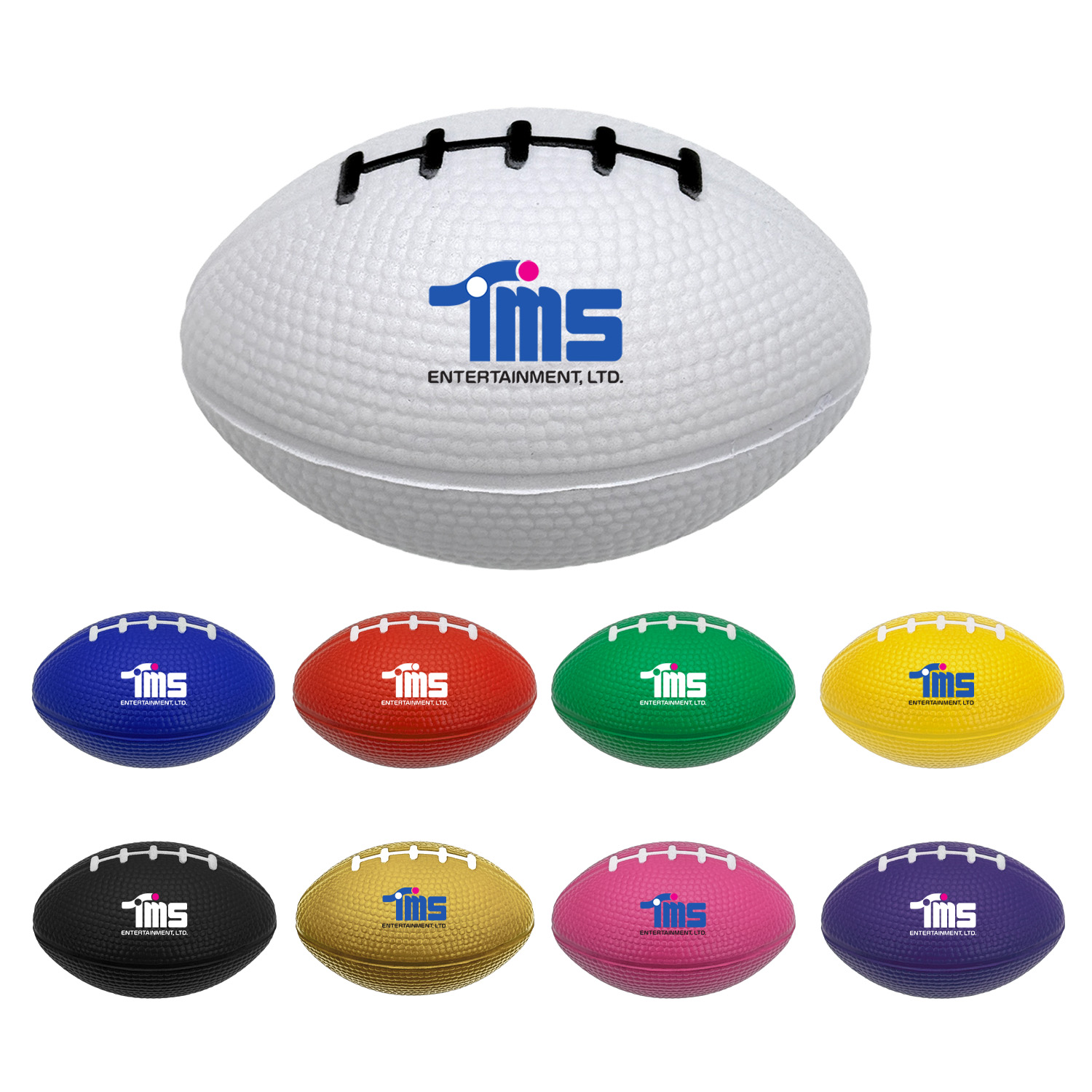 Picture of Colored Football Foam Stress Reliever