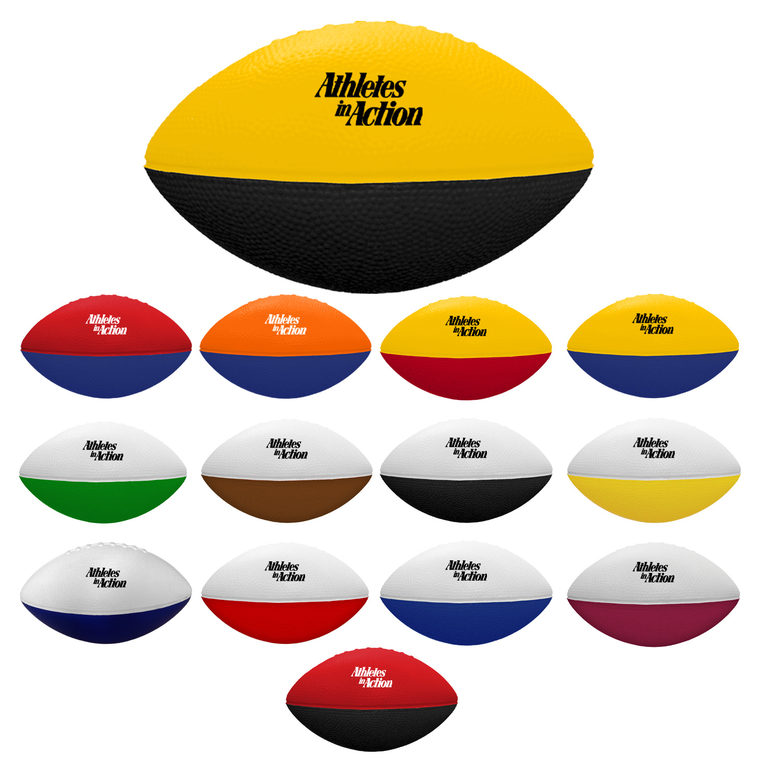 Picture of 7" 2-Toned Foam Football