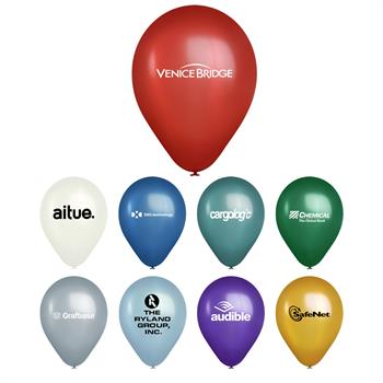 Picture of 9" USA Metallic Latex Balloons