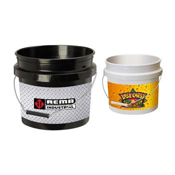 Picture of 3 1/2'' Gallon Custom Bucket w/Metal Handle