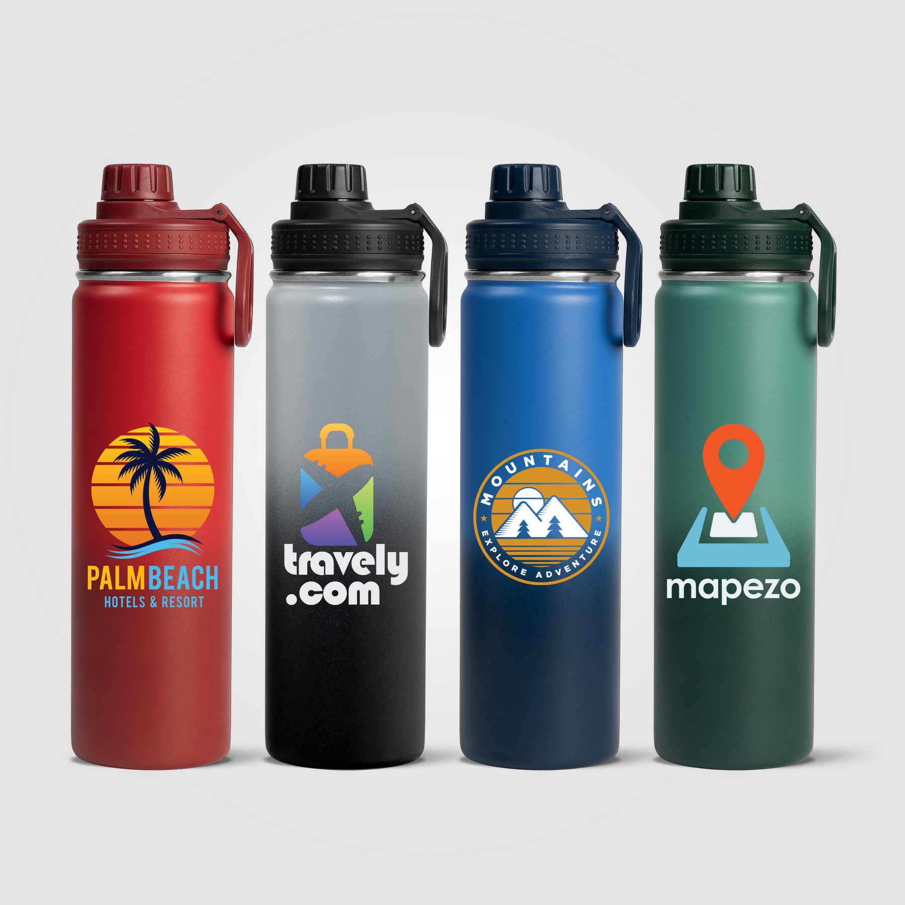 Picture of Alaska Ombre - 24 oz. Stainless Steel Double Wall Water Bottle