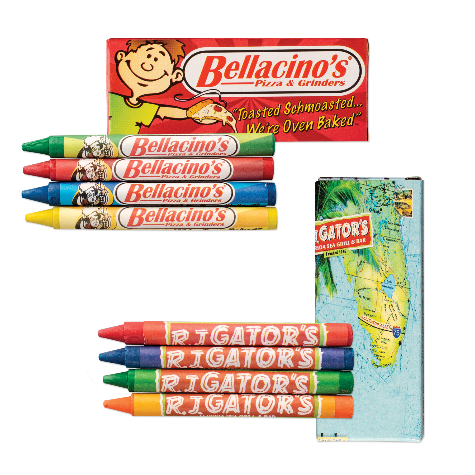 Picture of 4 Pack Custom Crayons Box