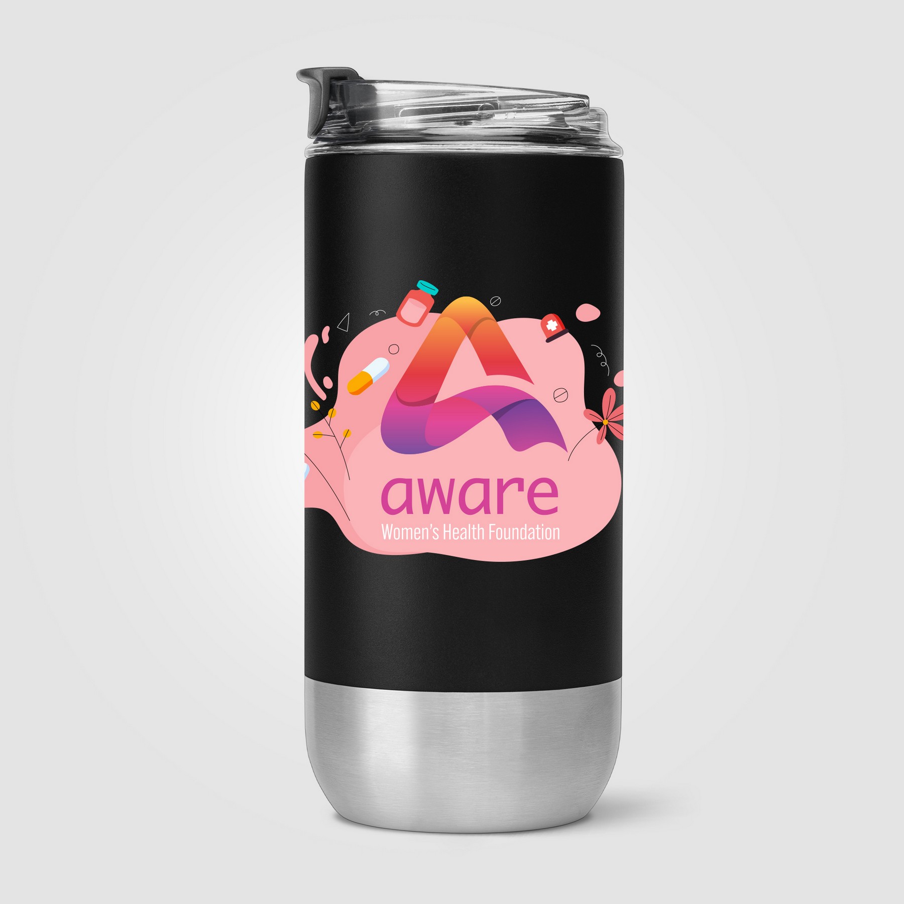 Picture of Glacier - 16 oz. Double-Wall Recycled Stainless Steel Tumbler