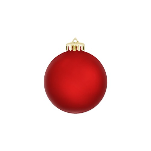 Picture of 3¼" Satin Finish Round Shatterproof Ornament