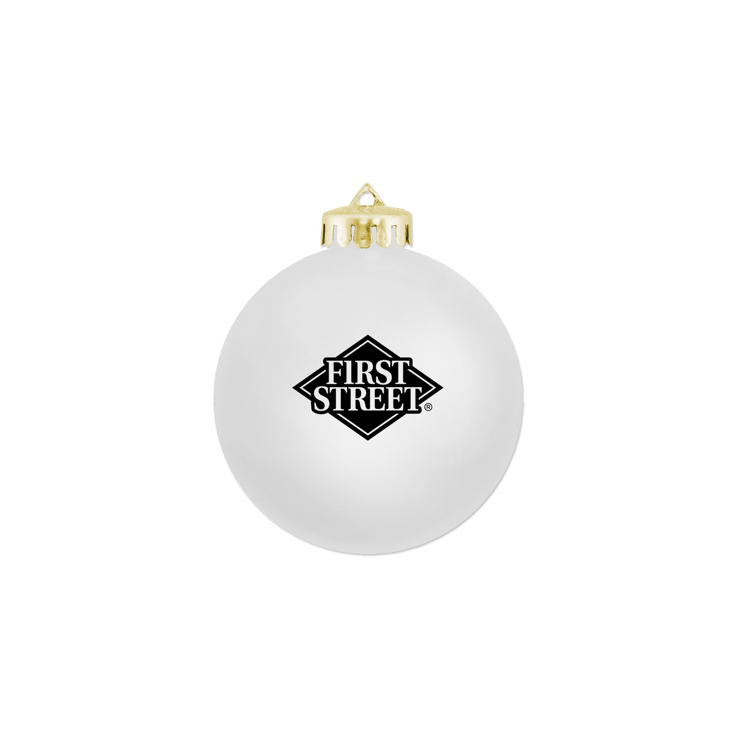 Picture of 3¼" Satin Finish Round Shatterproof Ornament